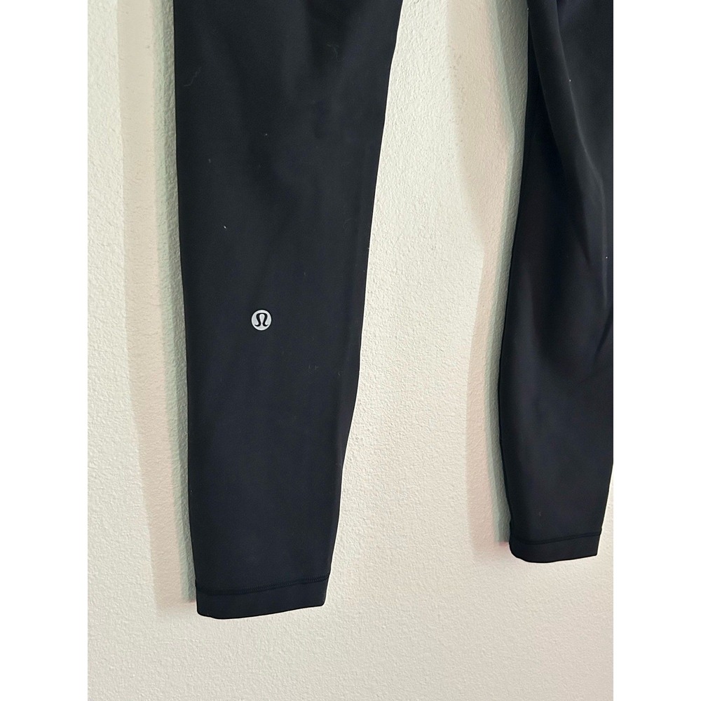 Women's Lululemon Black  Wunder Under High Rise   Leggings size 6 24" - Picture 4 of 8